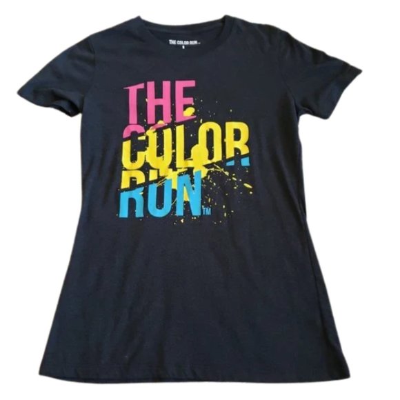 The Color Run Tops - The Color Run Women's Running Short Sleeve Shirt